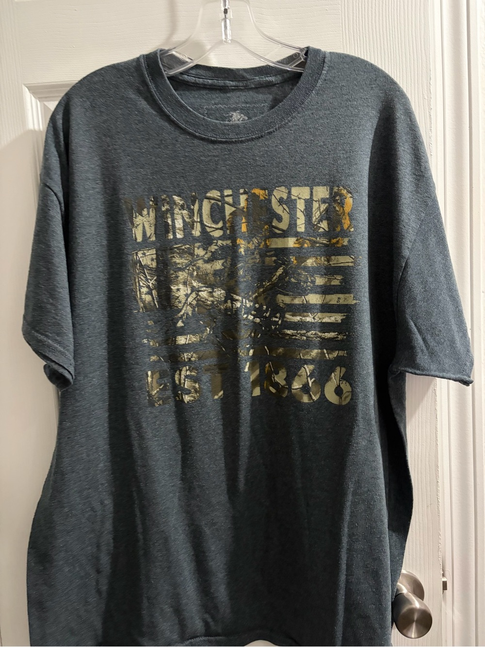 Winchester Graphic Short-Sleeve Tee in Charcoal